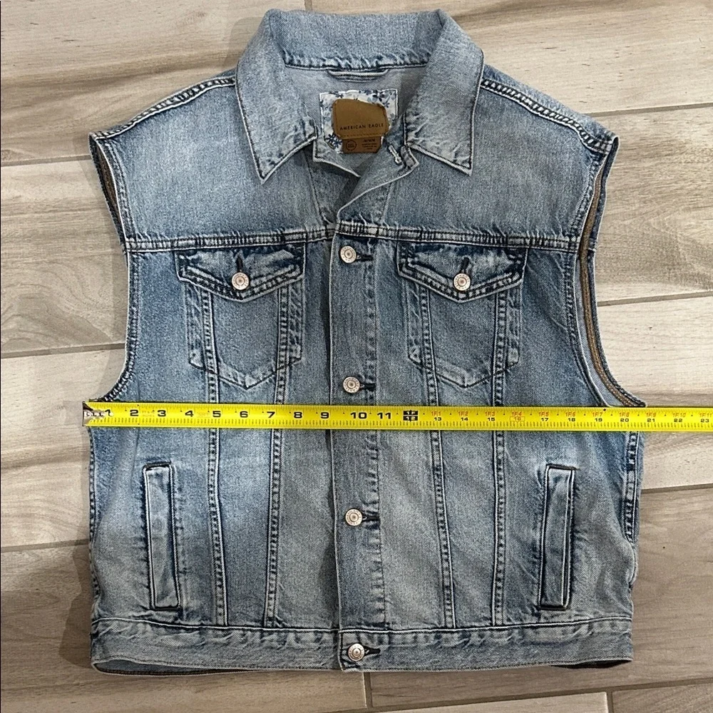 American Eagle Outfitters Denim Vest - Picture 8 of 9